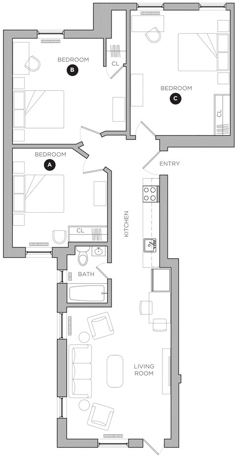 101 S 39th St 1-5 Beds Apartment, Student for Rent - Photo Gallery 43